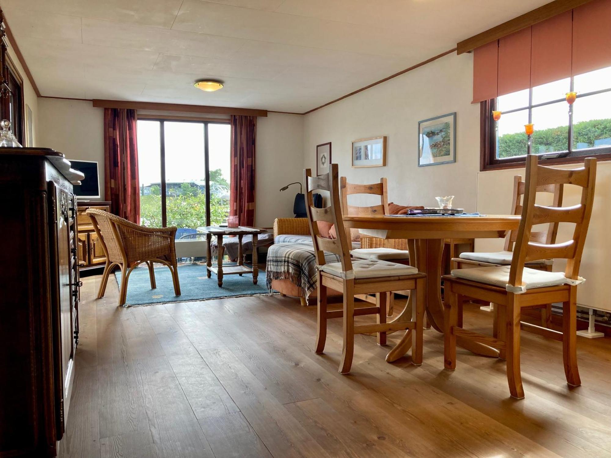 4Pers House Christine W Sauna, Winter Garden & Fishing Pier Anjum Exteriör bild