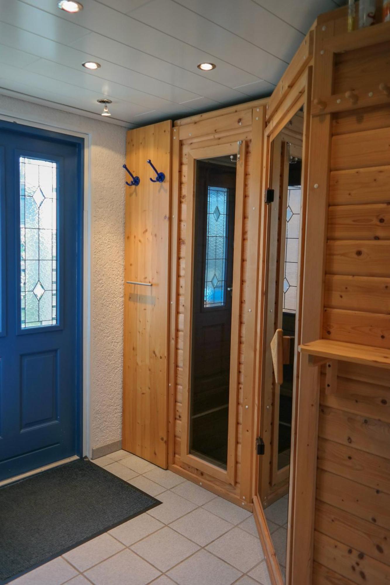 4Pers House Christine W Sauna, Winter Garden & Fishing Pier Anjum Exteriör bild